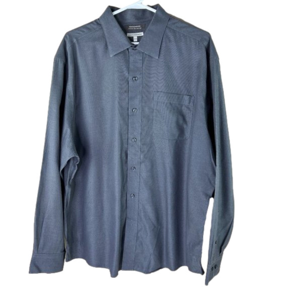 Denver Hayes Classic  Fit Never Iron Button Down XL - Picture 1 of 11